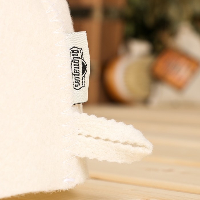 Шапка для бани с вышивкой Шапка для бани с вышивкой "Настроение 3"