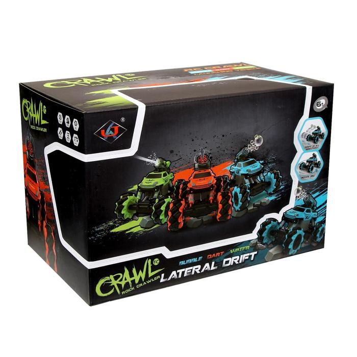 Джип радиоуправляемый &laquo;Краулер&raquo;, пускает мыльные пузыри, 4WD, полный привод, работает от аккумулятора