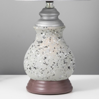 Лампа настольная 16175/1 Е14 40Вт серый 22х22х38 см RISALUX