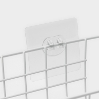 Корзина на липучках Доляна, 28,5&times;12&times;11,5 см, цвет белый