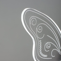 Светильник "Бабочка" LED RGB от сети 9,5х15х16см RISALUX Светильник "Бабочка" LED RGB от сети 9,5х15х16см RISALUX