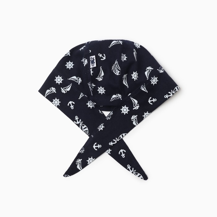 Бандана детская, цвет синий, размер 48-50 Бандана детская, цвет синий, размер 48-50