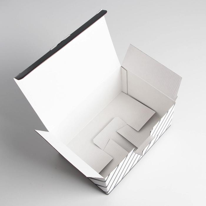 Коробка подарочная новогодняя складная &laquo;Тепла&raquo;, 22 х 15 х 10 см, Новый год