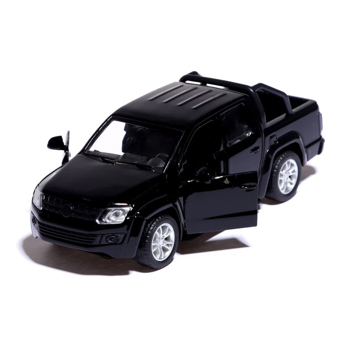 Машина металлическая &laquo;Тундра&raquo;, открываются двери, 1:32, инерция, цвет чёрный