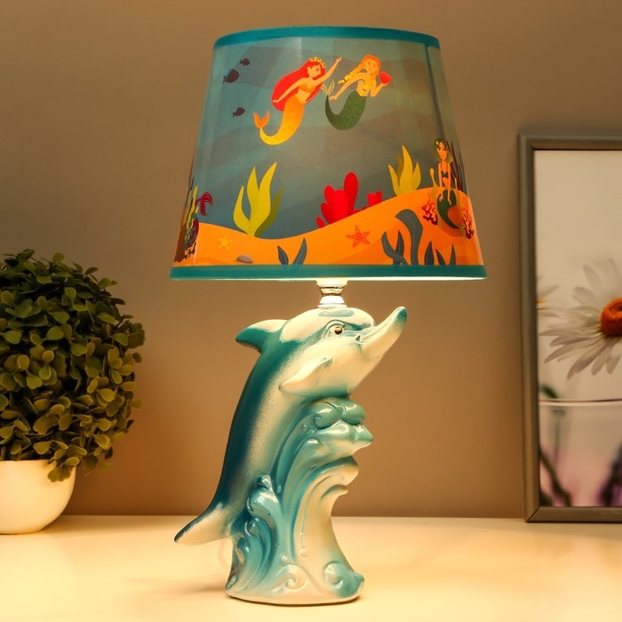 Настольная лампа "Море" Е14 15Вт 20х20х34 см RISALUX