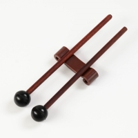 Глюкофон - музыкальный инструмент, красный, 11 лепестков, 17 х 8 см Глюкофон - музыкальный инструмент, красный, 11 лепестков, 17 х 8 см