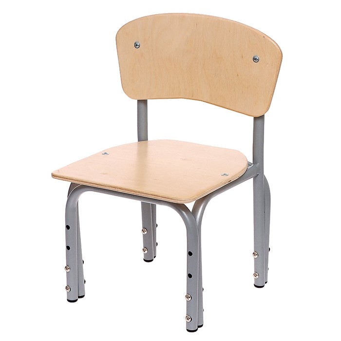 Стул регулируемый &laquo;Кузя&raquo;, фанера (00-1), спинка-бублик