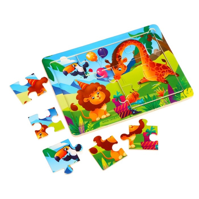 Пазл &laquo;Весёлый праздник&raquo;, 15 х 11 см