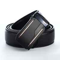 Ремень мужской, ширина 3,5 см, пряжка автомат, цвет чёрный Ремень мужской, ширина 3,5 см, пряжка автомат, цвет чёрный