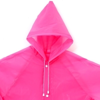 Дождевик детский со светоотражающими элементами, цвет розовый (120-160 см) Дождевик детский со светоотражающими элементами, цвет розовый (120-160 см)