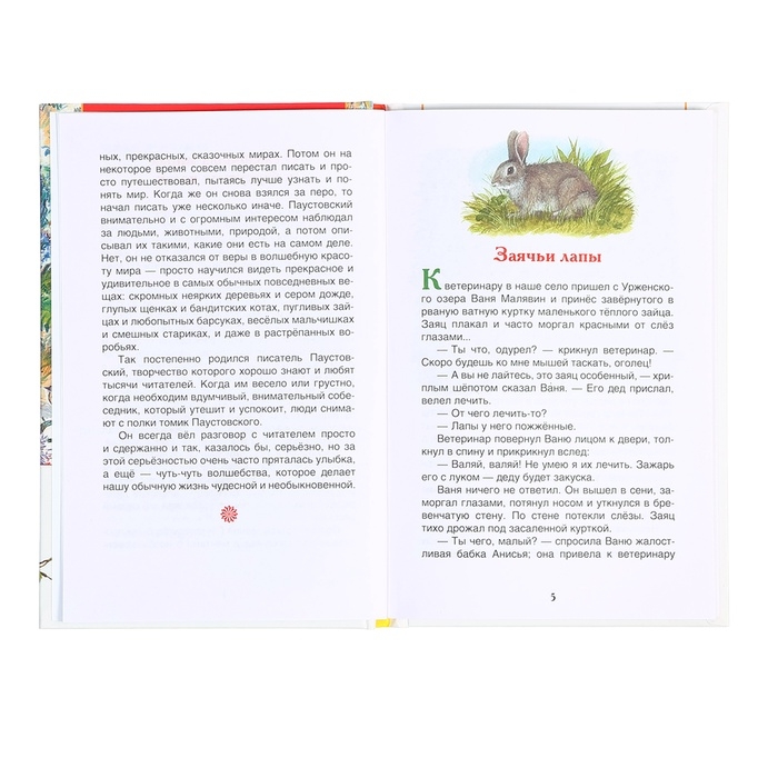 Книга &laquo;Рассказы и сказки для детей&raquo;, Паустовский К.Г., внеклассное чтение