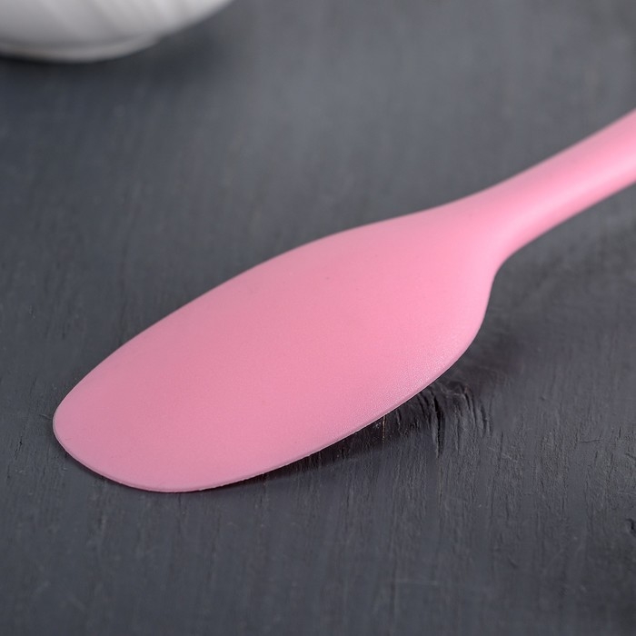 Ложка гарнирная Доляна &laquo;Винфор&raquo;, силикон, 20,7 см, цвет МИКС