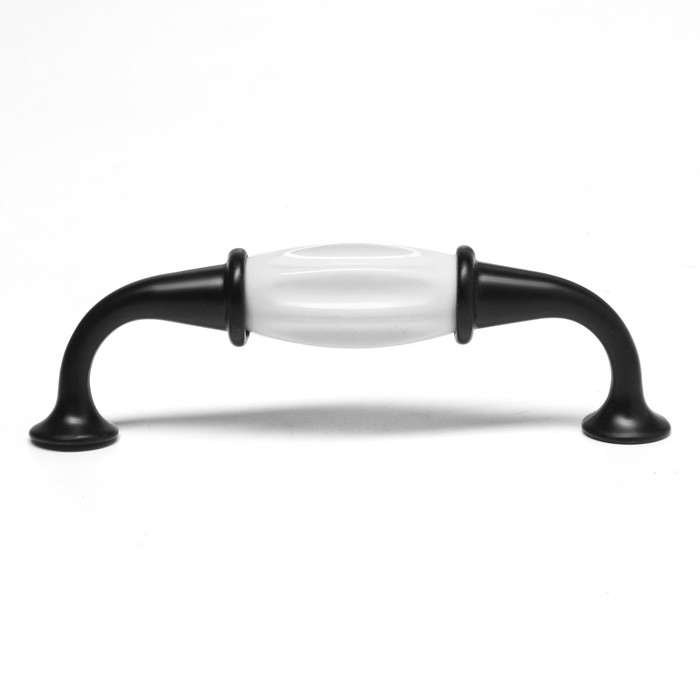 Ручка скоба STYLISH Ceramics 003,керамическая 96 мм, чёрная