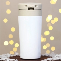 Новый год. Термостакан новогодний с кнопкой «Верь в мечту», 350 мл Новый год. Термостакан новогодний с кнопкой «Верь в мечту», 350 мл