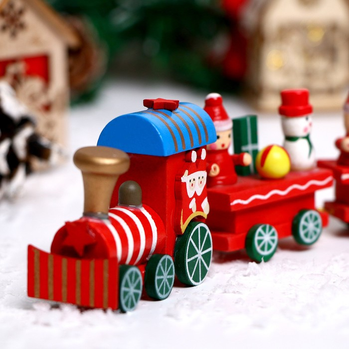 Сувенир Сувенир "Новогодний поезд", 20 см