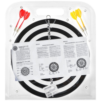 Дартс ONLYTOP, магнитное полотно диаметром 30 см, 4 дротика Дартс ONLYTOP, магнитное полотно диаметром 30 см, 4 дротика