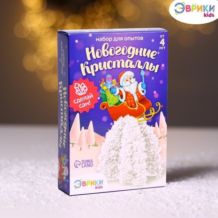 Набор для опытов &laquo;Чудесные кристаллы&raquo;, сани