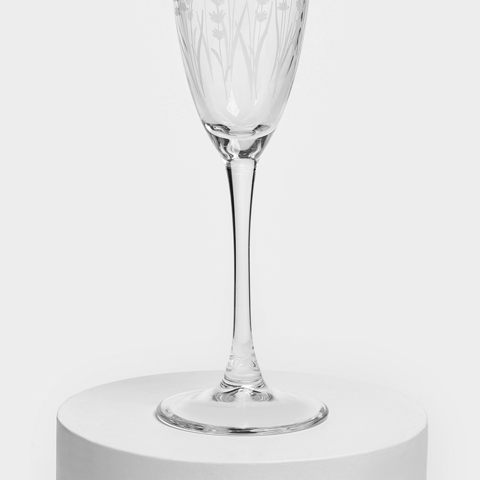 Набор стеклянных бокалов &laquo;Лаванда&raquo;, 170 мл, 6 шт