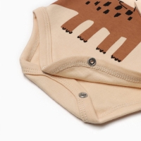 Боди Крошка Я "Дракоша", рост 80-86 см, бежевый