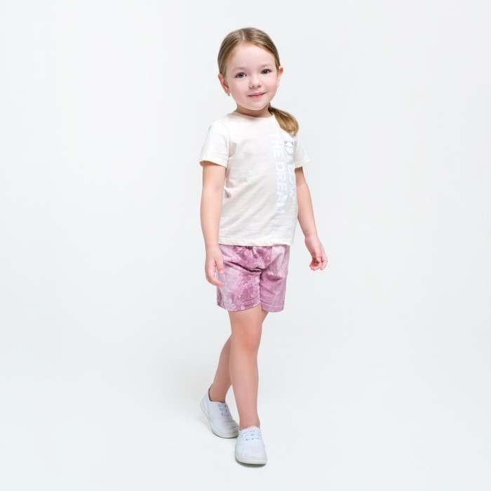 Пижама детская для девочки KAFTAN "Dream" р.30 (98-104), бежевый