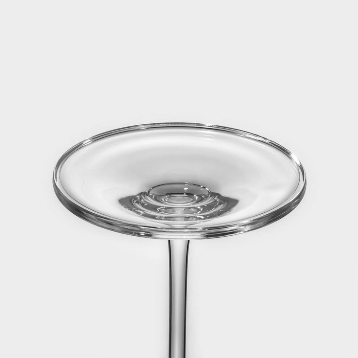 Набор стеклянных бокалов для вина &laquo;Пион&raquo;, 350 мл, 6 шт