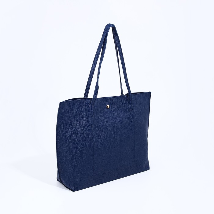 Сумка женская тоут на магните, цвет синий Сумка женская тоут на магните, цвет синий