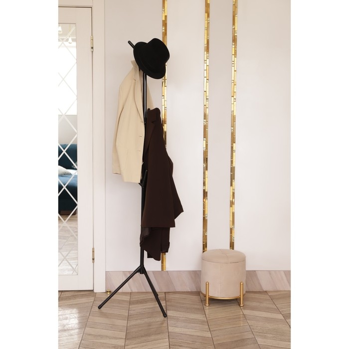 Вешалка напольная LaDо́m, 170 см, цвет чёрный