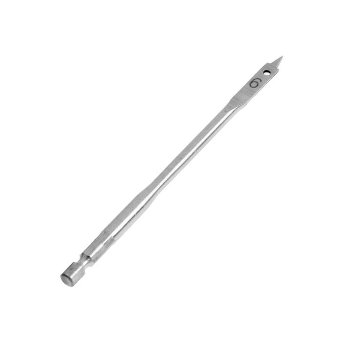 Сверло по дереву перовое ТУНДРА, шестигранный хвостовик, 6 х 152 мм Сверло по дереву перовое ТУНДРА, шестигранный хвостовик, 6 х 152 мм