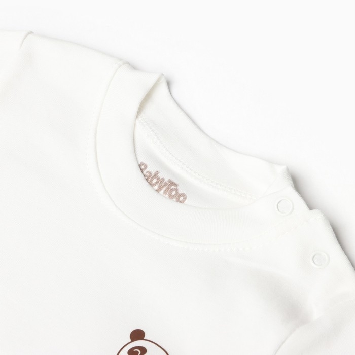 Лонгслив детский, цвет молочный, рост 80 см Лонгслив детский, цвет молочный, рост 80 см