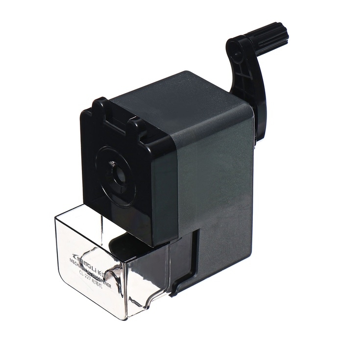 Точилка механическая с контейнером Классика Графит Точилка механическая с контейнером Классика Графит