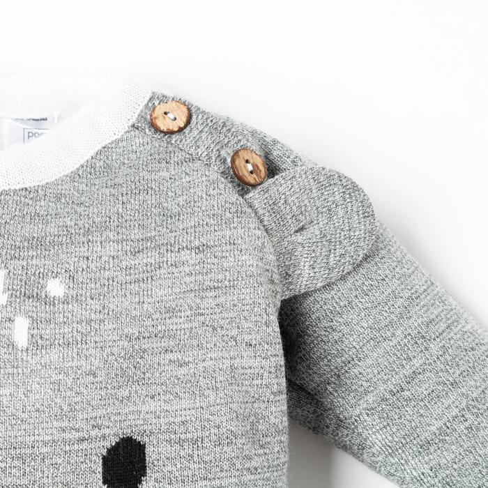 Комбинезон вязаный Крошка Я Комбинезон вязаный Крошка Я "Мишка" рост 68-74 см