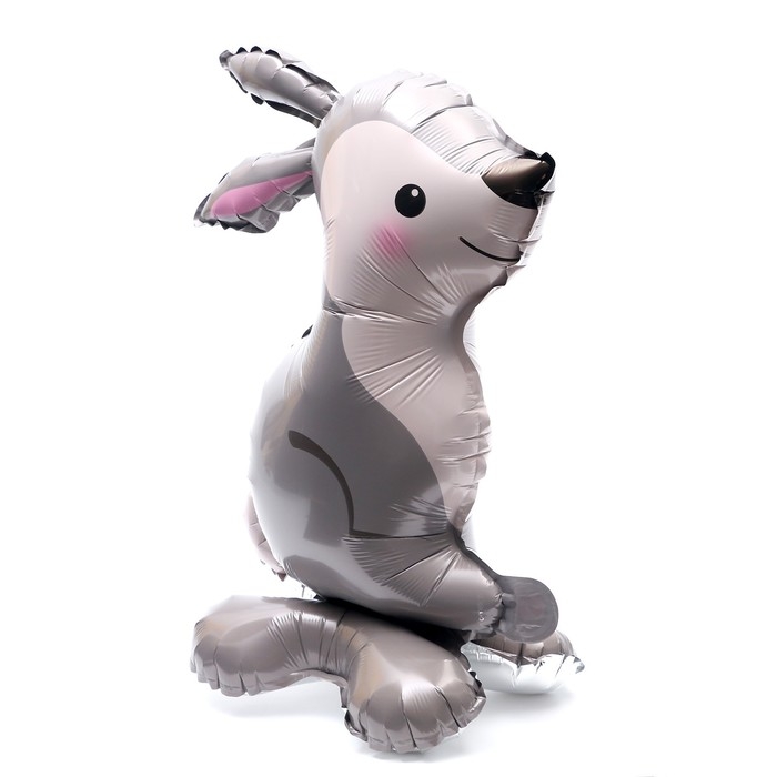 Шар фольгированный 15" &laquo;Заяц&raquo;, на подставке, под воздух