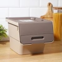 Ящик для овощей «Смарт», 12 л, 26×34×24 см, цвет латте Ящик для овощей «Смарт», 12 л, 26×34×24 см, цвет латте