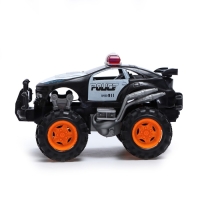 Машина радиоуправляемая &laquo;Дорожный патруль&raquo;, работает от батареек, цвет чёрный