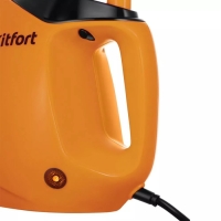 Пароочиститель Kitfort КТ-9140-2, 1050 Вт, 0.45 л, 29 г/мин, нагрев 4 мин, чёрно-оранжевый Пароочиститель Kitfort КТ-9140-2, 1050 Вт, 0.45 л, 29 г/мин, нагрев 4 мин, чёрно-оранжевый