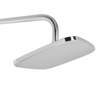 Душевая система ZEIN Z1004, тропическая и ручная лейка, шланги, стойка, мыльница, хром Душевая система ZEIN Z1004, тропическая и ручная лейка, шланги, стойка, мыльница, хром