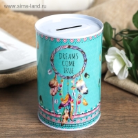 Копилка металл банка "Ловец снов" МИКС 12х8х8 см Копилка металл банка "Ловец снов" МИКС 12х8х8 см