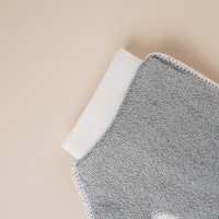 Мочалка-варежка массажная SL Home &laquo;Ортика&raquo;, хлопок, 20&times;17 см, цвет серый