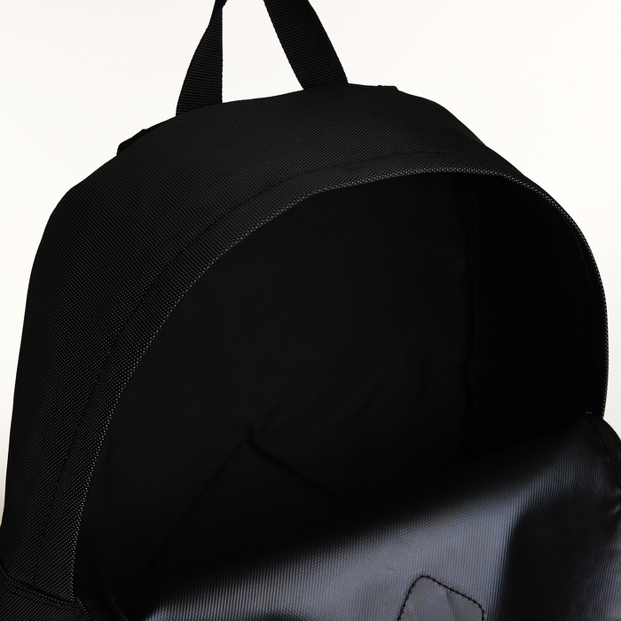 Рюкзак школьный на молнии, наружный карман, цвет серый