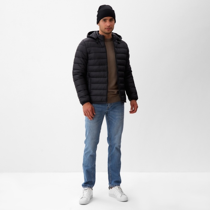 Куртка мужская на молнии Collorista цвет черный, р-р 50