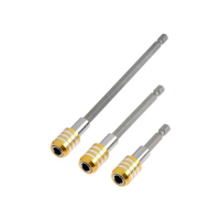 Набор адаптеров для бит ТУНДРА, с фиксатором, 60-100-150 мм, 3 шт. Набор адаптеров для бит ТУНДРА, с фиксатором, 60-100-150 мм, 3 шт.