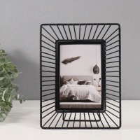 Фоторамка металл на 1 фото 10х15 см "Солнце" черный 18х23,7 см Фоторамка металл на 1 фото 10х15 см "Солнце" черный 18х23,7 см