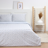 Постельное бельё LoveLife 1,5сп "Цветочки", 143*215см,150*225см,50*70см-2шт,100%хлопок, сатин, 125г/м&sup2;