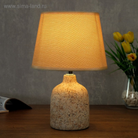 Лампа настольная 32163/1 E14 40Вт бежевый 20х20х32 см RISALUX