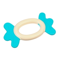 Прорезыватель силиконовый &laquo;Конфета&raquo;, цвет МИКС, Крошка Я