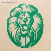 Доска балансировочная балансборд малая "Лев", 50&times;33х0,9 см