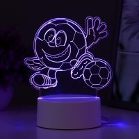 Светильник "Футбик" LED RGB от сети 13х9,5х12,6 см RISALUX