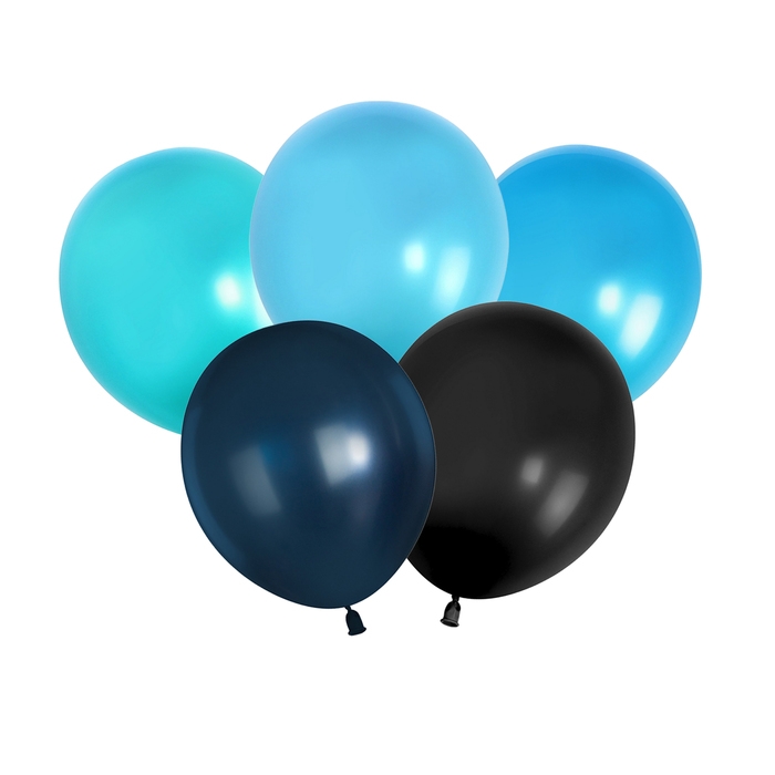 Шар латексный 5" &laquo;Синее настроение&raquo;, набор 25 шт., цвета МИКС