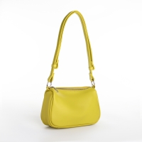 Сумка женская кросс-боди на молнии, цвет салатовый