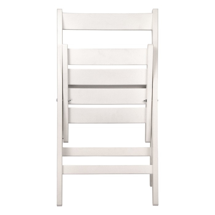 Стул складной,780х530х395,Белый/Массив берёзы